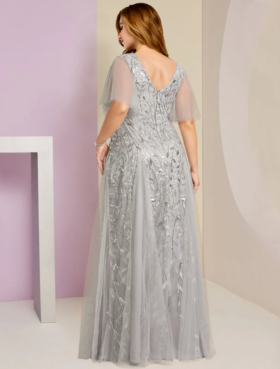 Mother of the Bride Dresses Plus Size Curve Hide Belly Party Sparkle — free download
