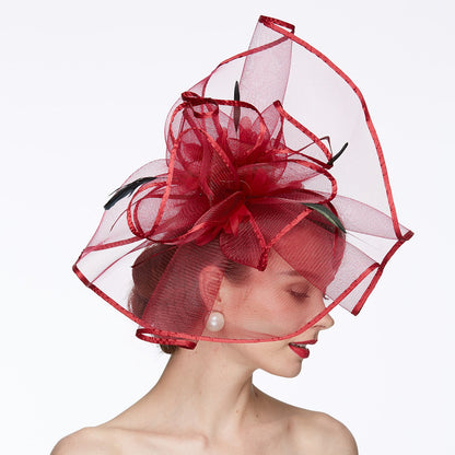 Net Kentucky Derby Hat / Fascinators / Hats with 1 Piece Wedding / Special Occasion / Tea Party Headpiece