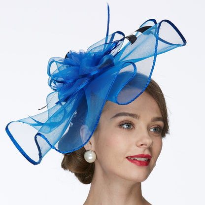 Net Kentucky Derby Hat / Fascinators / Hats with 1 Piece Wedding / Special Occasion / Tea Party Headpiece