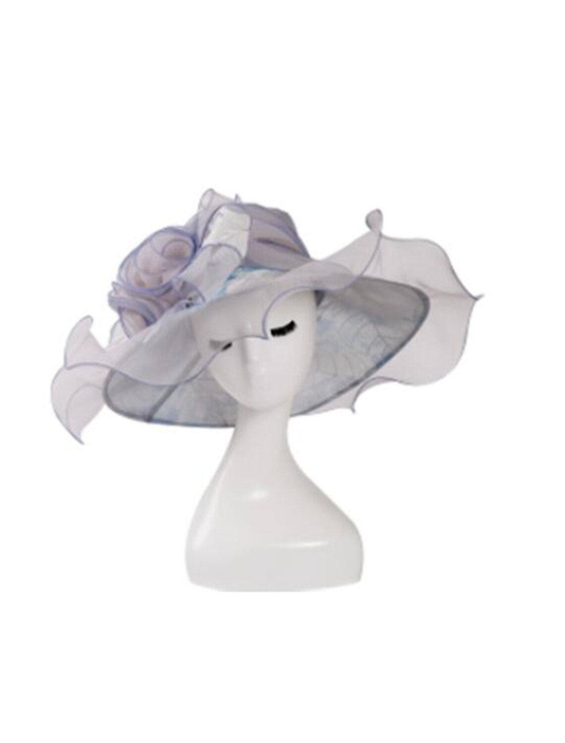 Organza Headwear with Flower / Ruffle 1 PC Wedding / Sports & Outdoor / Tea Party Headpiece